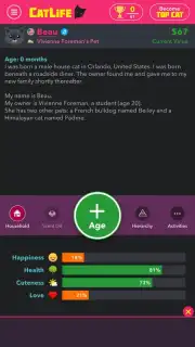 CatLife: BitLife Cats скриншот 1