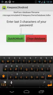 Keepass2Android Offline скриншот 1