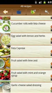 Salad recipes скриншот 3