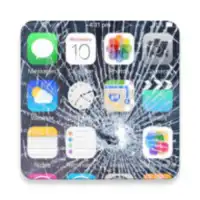 Prank Broken Screen Wallpaper