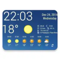 Simple Time & Weather Widget